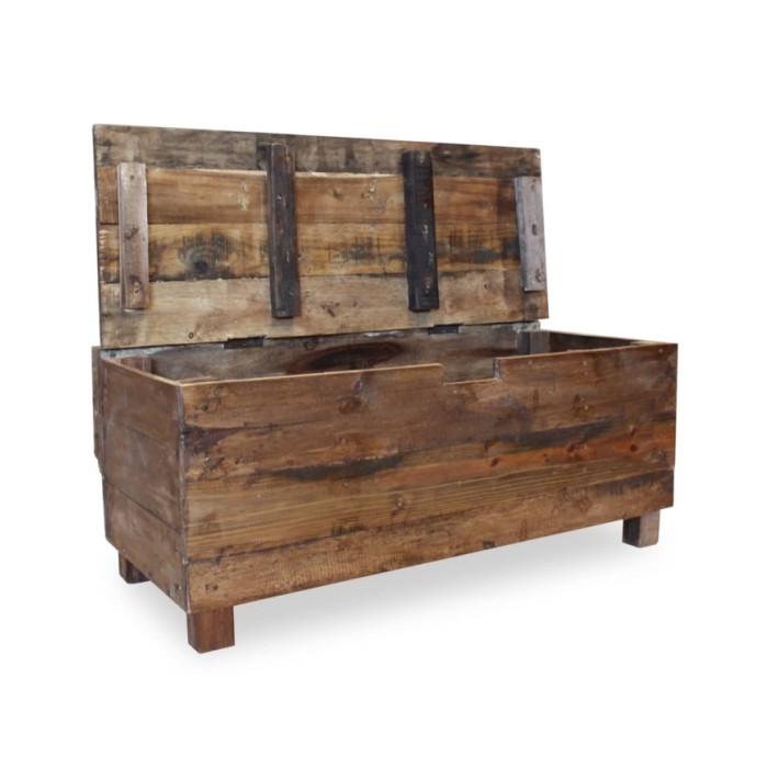 Banc Bois de récupération 86 x 40 x 60 cm 