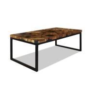 Table basse Teck Résine 110 x 60 x 40 cm