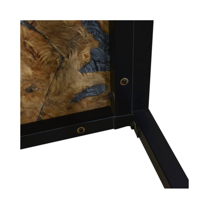 Table basse Teck Résine 110 x 60 x 40 cm