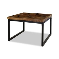 Table basse Teck Résine 60 x 60 x 40 cm