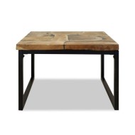 Table basse Teck Résine 60 x 60 x 40 cm