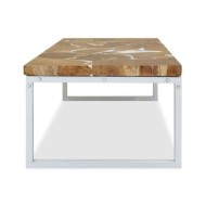 Table basse Teck Résine 110 x 60 x 40 cm