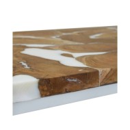 Table basse Teck Résine 110 x 60 x 40 cm