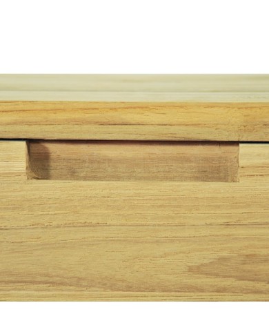 Table console 120 x 35 x 76 cm Teck massif