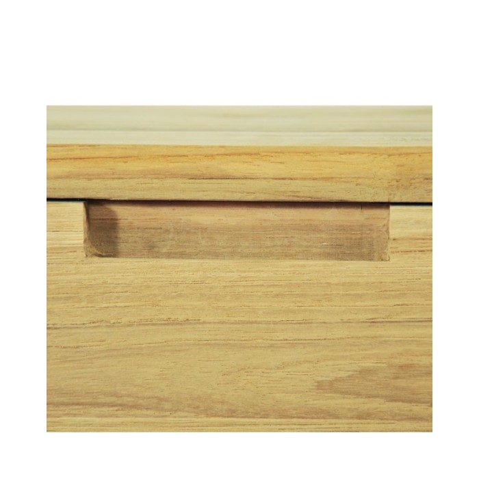 Table console 120 x 35 x 76 cm Teck massif