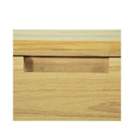 Table console 120 x 35 x 76 cm Teck massif