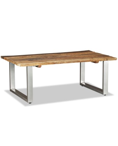 Table basse Bois de récupération massif 100 x 60 x 38 cm