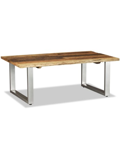 Table basse Bois de récupération massif 100 x 60 x 38 cm