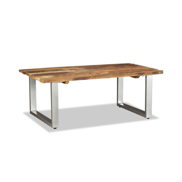 Table basse Bois de récupération massif 100 x 60 x 38 cm
