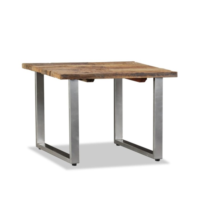 Table basse Bois de récupération massif 55 x 55 x 40 cm