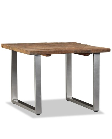 Table basse Bois de récupération massif 55 x 55 x 40 cm