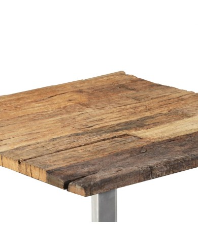 Table basse Bois de récupération massif 55 x 55 x 40 cm