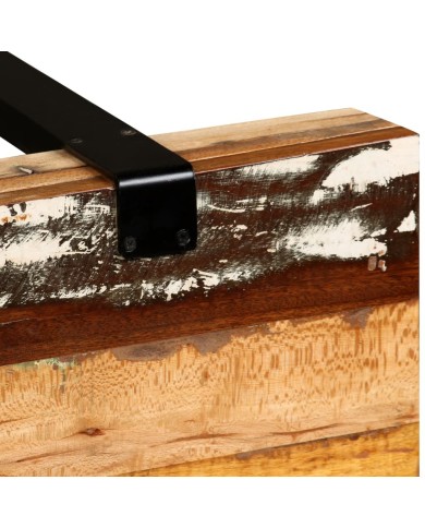 Table console Bois de récupération massif réglable 