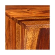 Ensemble de table basse 2 pcs Bois massif de Sesham 40x40x40 cm