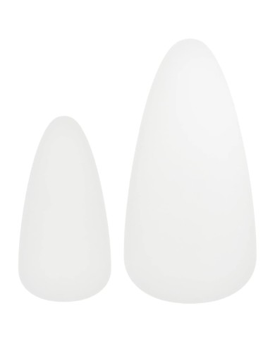 Ensemble de tables basses 2 pcs Bois de pin massif Blanc