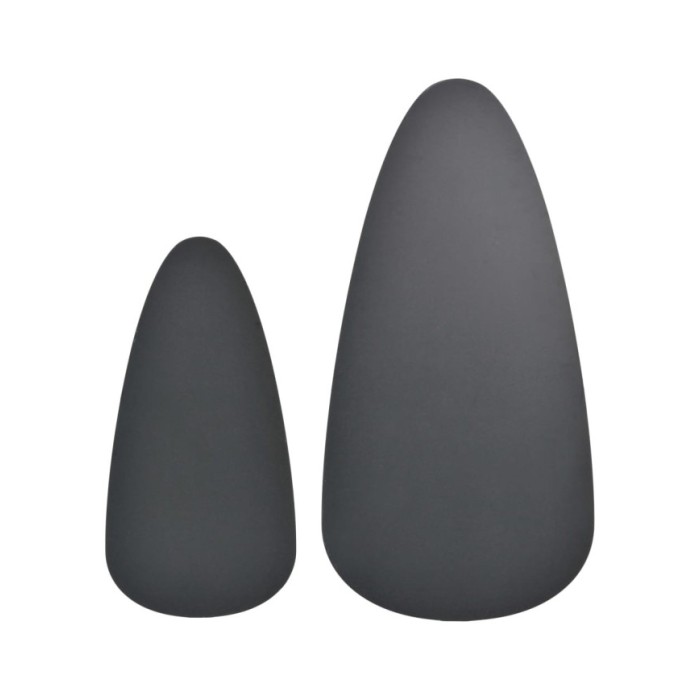 Ensemble de tables basses 2 pcs Bois de pin massif Noir