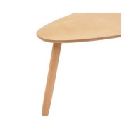 Ensemble de tables basses 2 pcs Bois de pin massif Marron