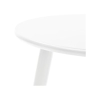 Ensemble de tables d'appoint 2 pcs Bois de pin massif Blanc 