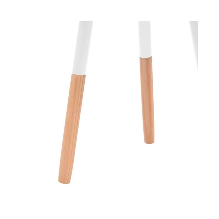 Ensemble de tables d'appoint 2 pcs Bois de pin massif Blanc 