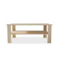 Table basse en aggloméré 100 x 59 x 42 cm Chêne 