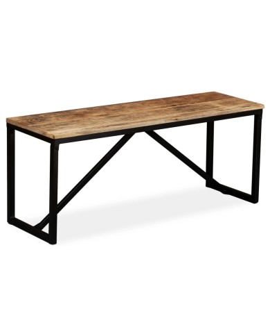 Banc 110 x 35 x 45 cm Bois de manguier massif