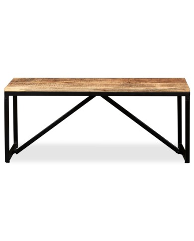 Banc 110 x 35 x 45 cm Bois de manguier massif