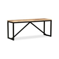 Banc 110 x 35 x 45 cm Bois de manguier massif