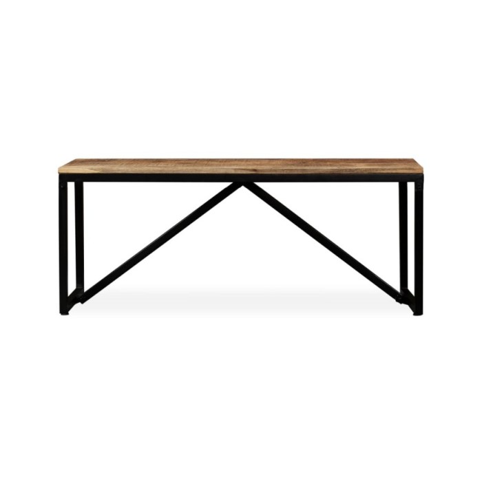Banc 110 x 35 x 45 cm Bois de manguier massif