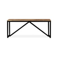Banc 110 x 35 x 45 cm Bois de manguier massif