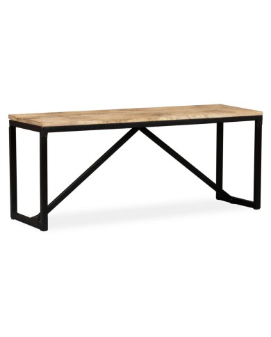 Banc 110 x 35 x 45 cm Bois de manguier massif