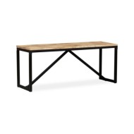 Banc 110 x 35 x 45 cm Bois de manguier massif
