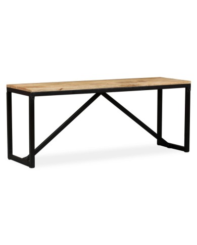 Banc 110 x 35 x 45 cm Bois de manguier massif