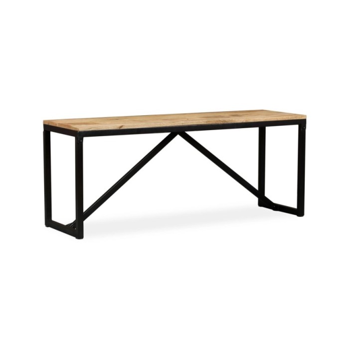 Banc 110 x 35 x 45 cm Bois de manguier massif