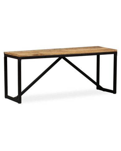 Banc 110 x 35 x 45 cm Bois de manguier massif