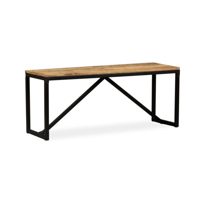 Banc 110 x 35 x 45 cm Bois de manguier massif