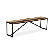 Banc Bois de récupération massif 160 x 35 x 45 cm