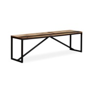 Banc Bois de récupération massif 160 x 35 x 45 cm