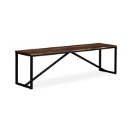 Banc Bois de récupération massif 160 x 35 x 45 cm