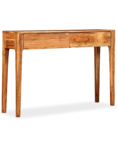 Table console Bois massif 118 x 30 x 80 cm