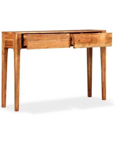 Table console Bois massif 118 x 30 x 80 cm