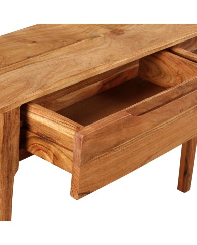 Table console Bois massif 118 x 30 x 80 cm