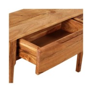 Table console Bois massif 118 x 30 x 80 cm