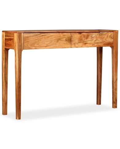 Table console Bois massif 118 x 30 x 80 cm