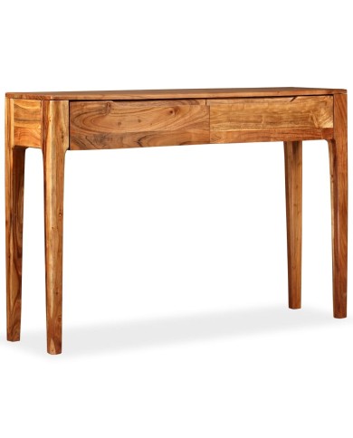 Table console Bois massif 118 x 30 x 80 cm