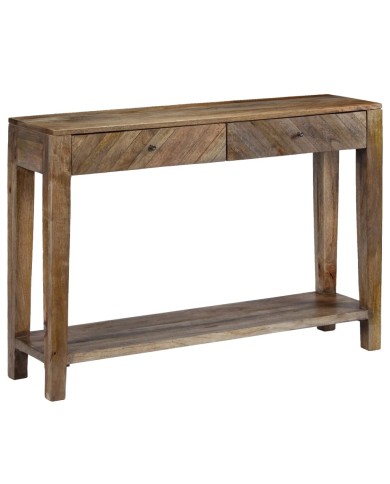 Table console Bois de manguier massif 118 x 30 x 80 cm