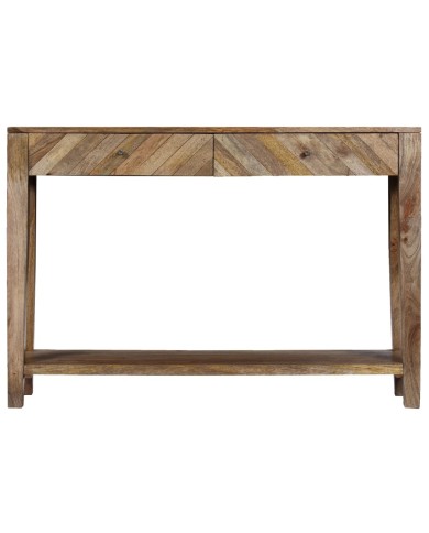 Table console Bois de manguier massif 118 x 30 x 80 cm