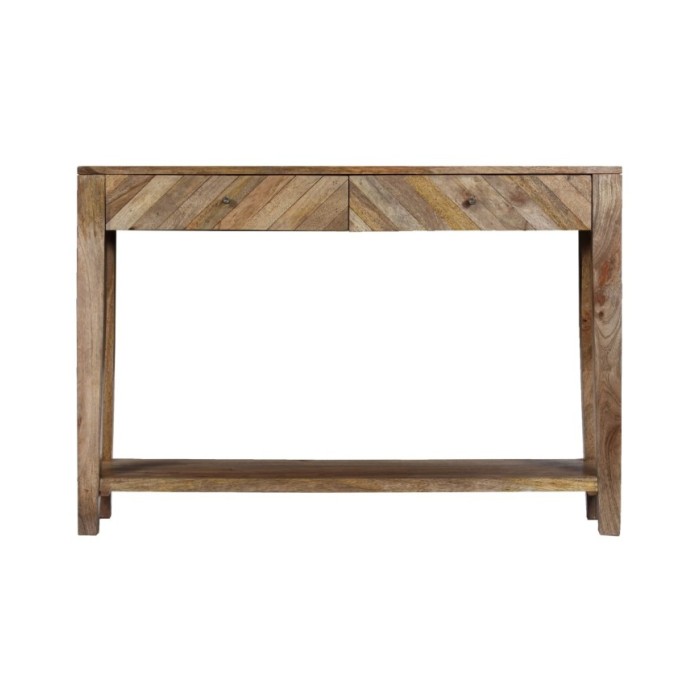 Table console Bois de manguier massif 118 x 30 x 80 cm