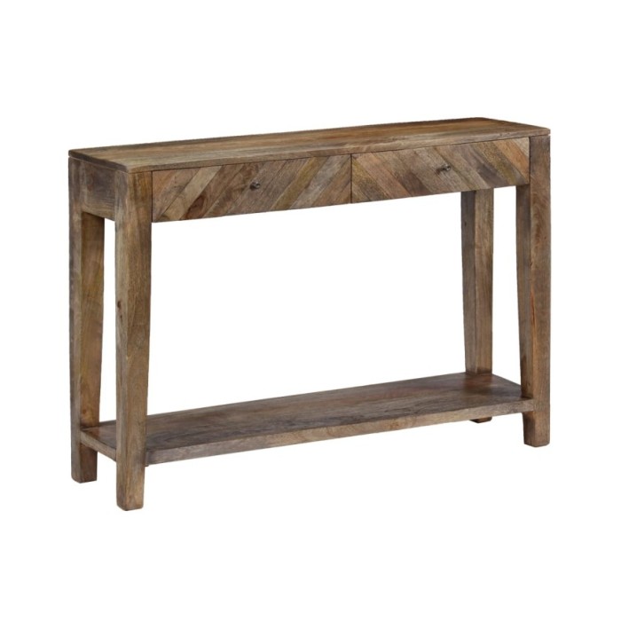 Table console Bois de manguier massif 118 x 30 x 80 cm