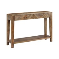 Table console Bois de manguier massif 118 x 30 x 80 cm