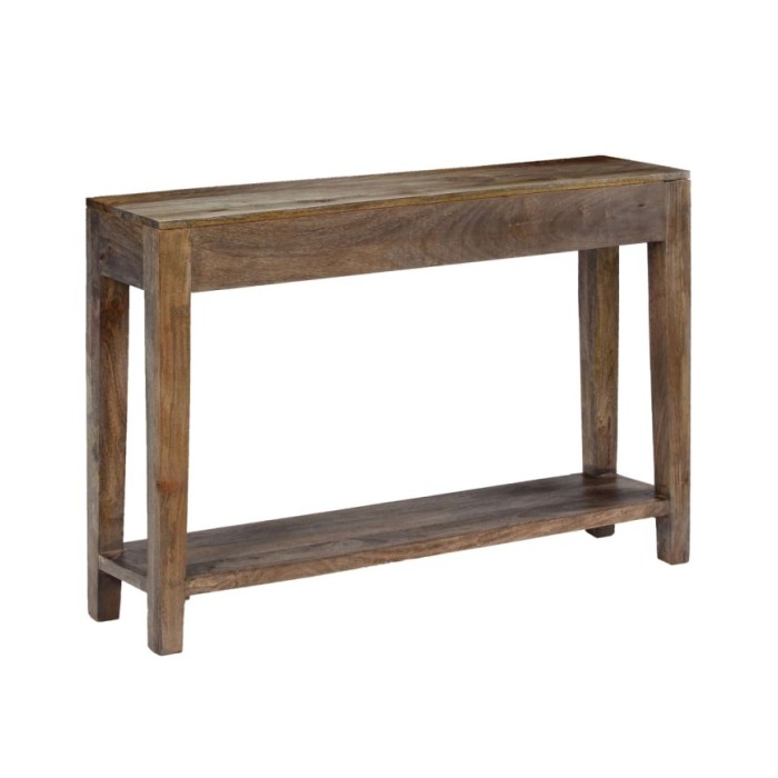 Table console Bois de manguier massif 118 x 30 x 80 cm